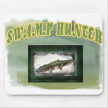 Swamp Hunter Layered Camo Gator Mousepads