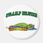 Swamp Hunter Louisiana Fridge Magnet