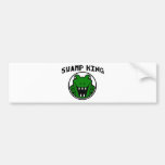 Swamp King Gator Symbol Bumper Sticker