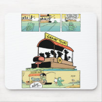 Swamp Tour Boat Mousepad