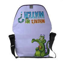 Swampy and Rubber Ducky Messenger Bags at Zazzle