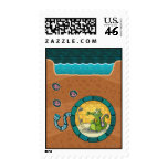 Swampy Pipes Postage Stamps