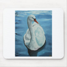 Swan#1 Tapetes De Ratón