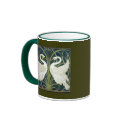 Swan and Rush and Iris wallpaper mug