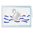 Swan Card by elledeegee Swan Card