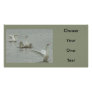 Swan-collage Picture Card
