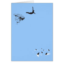 swan dive card