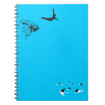 swan dive spiral note book