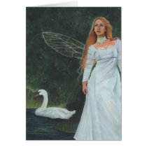 Swan Fairy Card