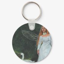 Swan Fairy Keychain