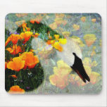 Swan Flowers mousepads