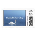 swan, Happy Mother`s Day postage by visionaryplaces swan, Happy Mother`s Day postage