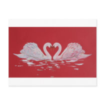 Swan Heart postcards