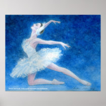 Swan Lake Ballet Art Print posters