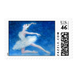 Swan Lake Ballet Postage Stamp