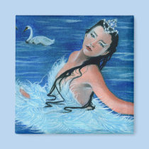 Swan Lake Princess Magnet magnets