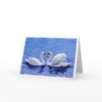 swan love cards