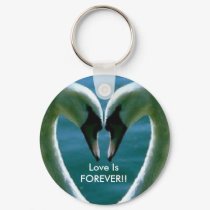 Swan Love (keychain) by Dixie_McCorkell Swan Love (keychain)