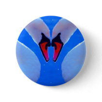 Swan Love, Romantic Heart Shaped Necks buttons