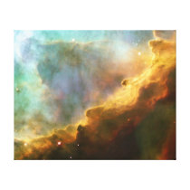 Swan Nebula Wrapped Canvas Stretched Canvas Print