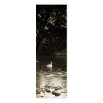 Swan on the River Bookmark business cards