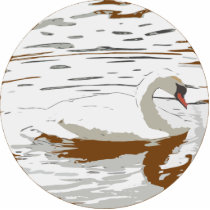 Swan photo sculptures