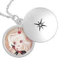 Swan Princess Pendant Necklace necklaces