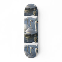 Swan Reflections Skateboard