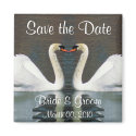 Swan Save the Date magnets by PMCustomWeddings Swan Save the Date magnets
