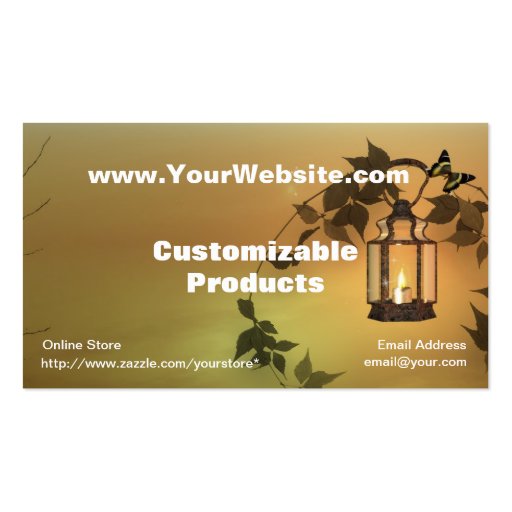 Swan Song Profile Card Business Card Templates (front side)