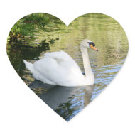 Swan sticker