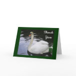 Swan - Thank you card