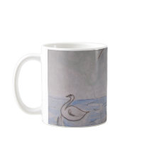 swan & unicorn parallel universe mug