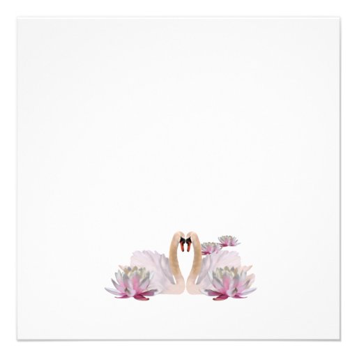 Swan Wedding Invitation
