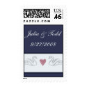 Swan wedding postage postage