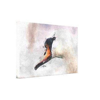 Swan Wrapped Canvas wrappedcanvas