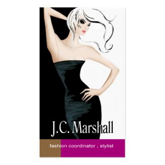 Swanky Glam Fashion Stylist Coordinator Designer profilecard