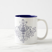 Swans and Scrolls mugs