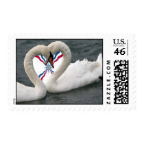 Swans & Flag Stamps