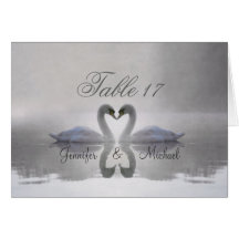 Swans in Love ~ Card
