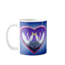 Swans In Love mugs by Lidusik Swans In Love mugs