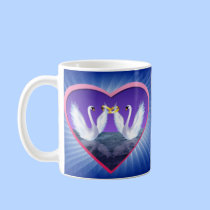Swans In Love mugs