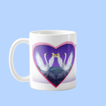 Swans In Love mugs