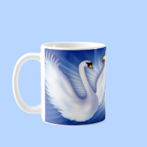 Swans In Love mugs