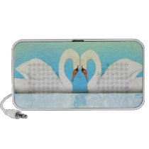 Swans in love speakers