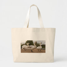 swans.jpg tote bags