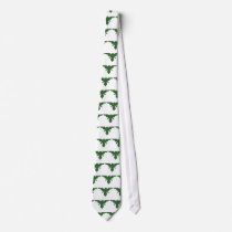 SWARM Green/White Tie