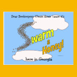 Swarm & Honey - Postcards (customizable) postcards