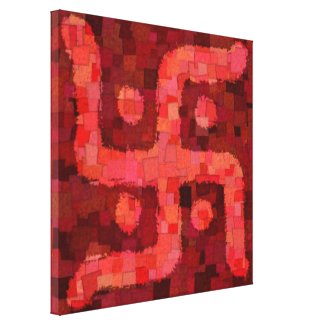 Swastik3 Stretched Canvas Print