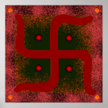 Swastika Divine Poster